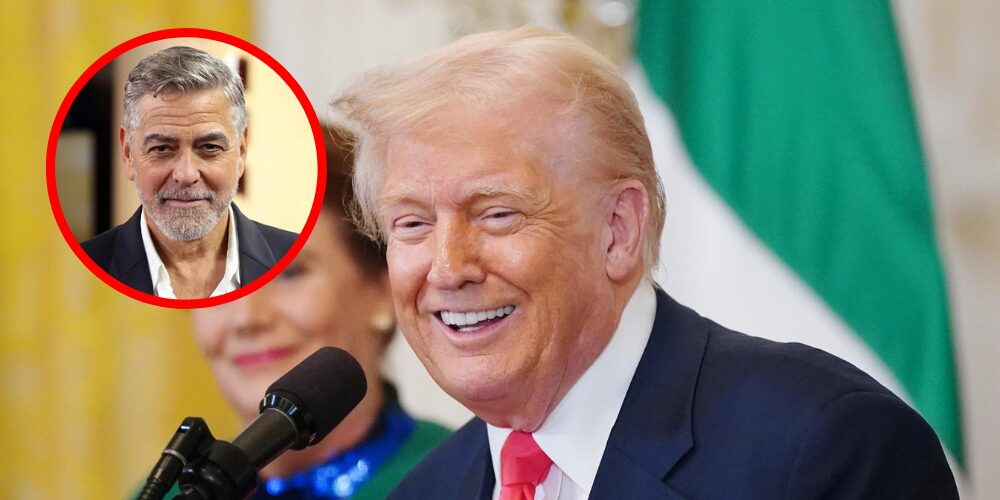 Trump ataca a Clooney llamándolo 