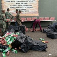 Ejército incauta casi 7 millones de cigarrillos de contrabando en dos vehículos en Montecristi