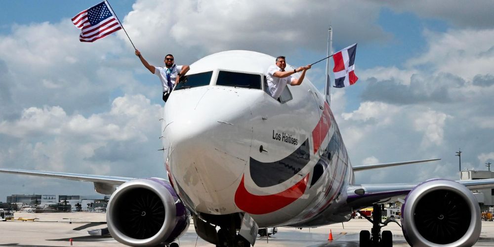 Arajet Airlines realizó histórico primer vuelo a los Estados Unidos