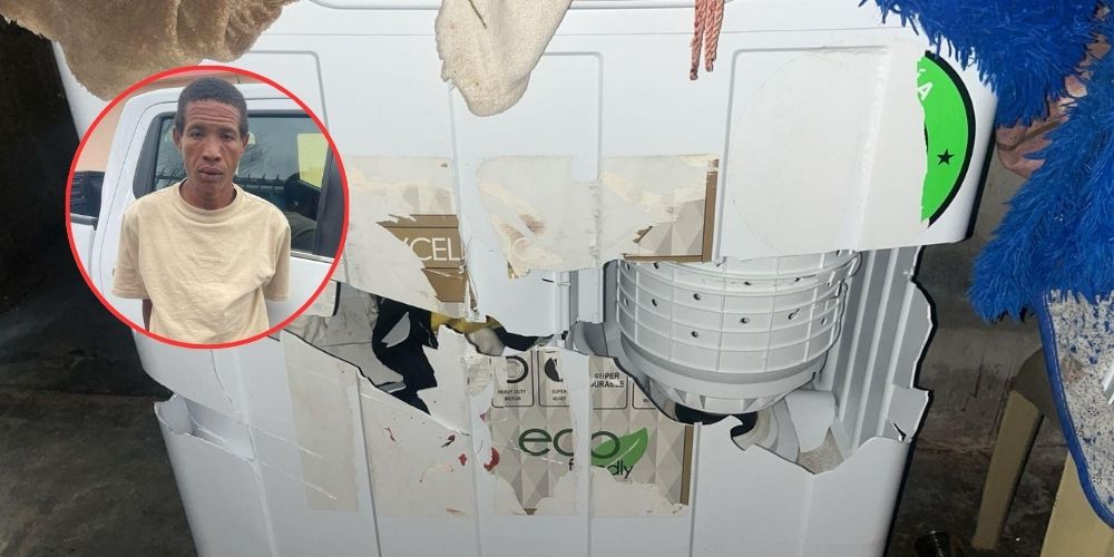 Detienen hombre por quemar cama y destruir electrodomésticos en casa de su expareja en Monte Plata