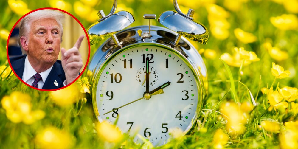 Trump pide al Congreso poner fin al horario de verano