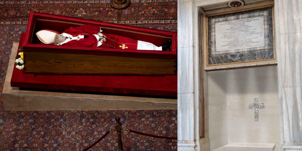 papa Francisco fue enterrado en una tumba sencilla en Santa María la Mayor