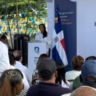Alcaldesa Betty Gerónimo inaugura los parques Galindo y Los Congos