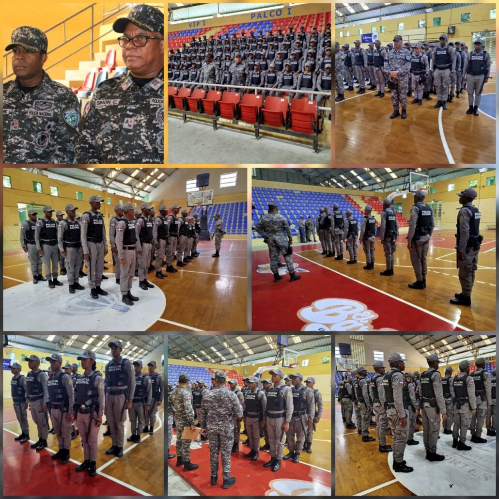 Dirección Regional Espaillat recibe refuerzos policiales para el operativo Semana Santa 2025