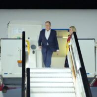 Canciller ruso, Sergey Lavrov llegando a Santo Domingo.