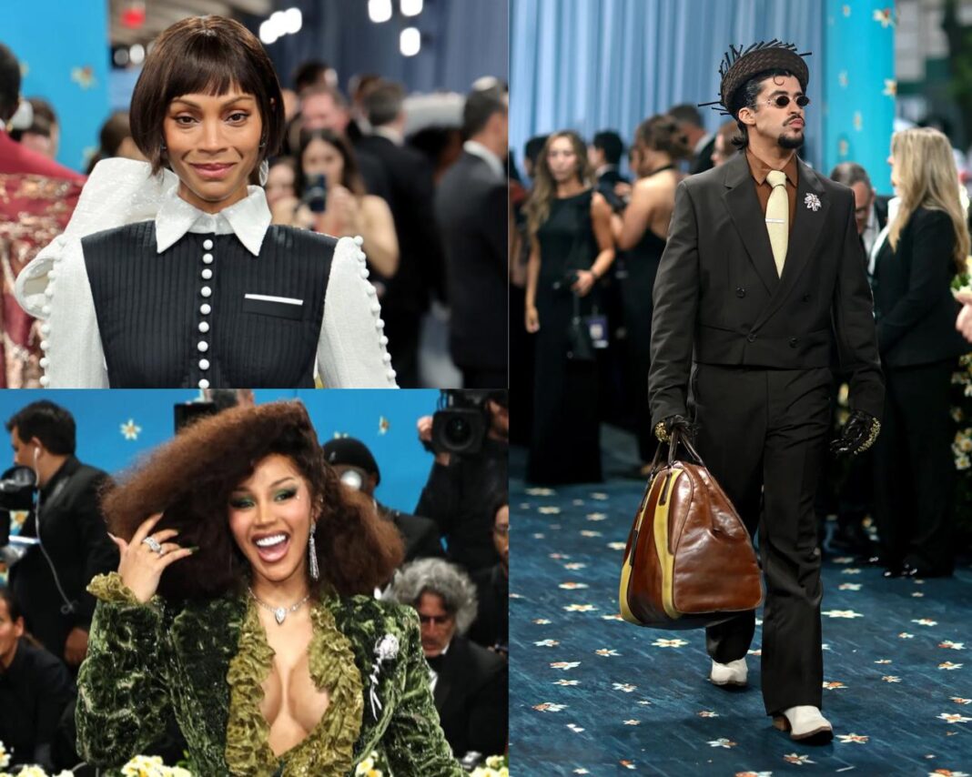Entre los primeros en llegar se mencionan la directora de Vogue, la cual preside la Met Gala desde 1995, Anna Wintour, la cual hizo su entrada junto a los copresidentes de la Gala Met 2025, el cantante y diseñador de moda masculina Pharrell Williams, el corredor de Fórmula 1 Lewis Hamilton y el actor Colman Domingo.