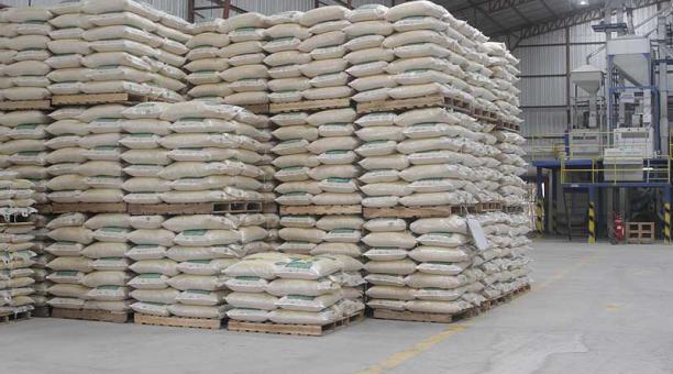 Arroz importado.