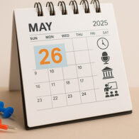 Agenda del día: Lunes 26 de mayo del 2025