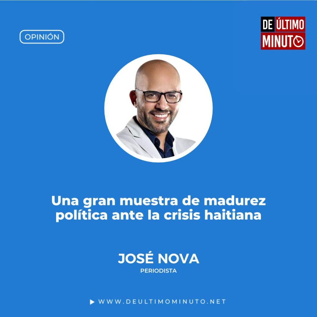 Una gran muestra de madurez política ante la crisis haitiana