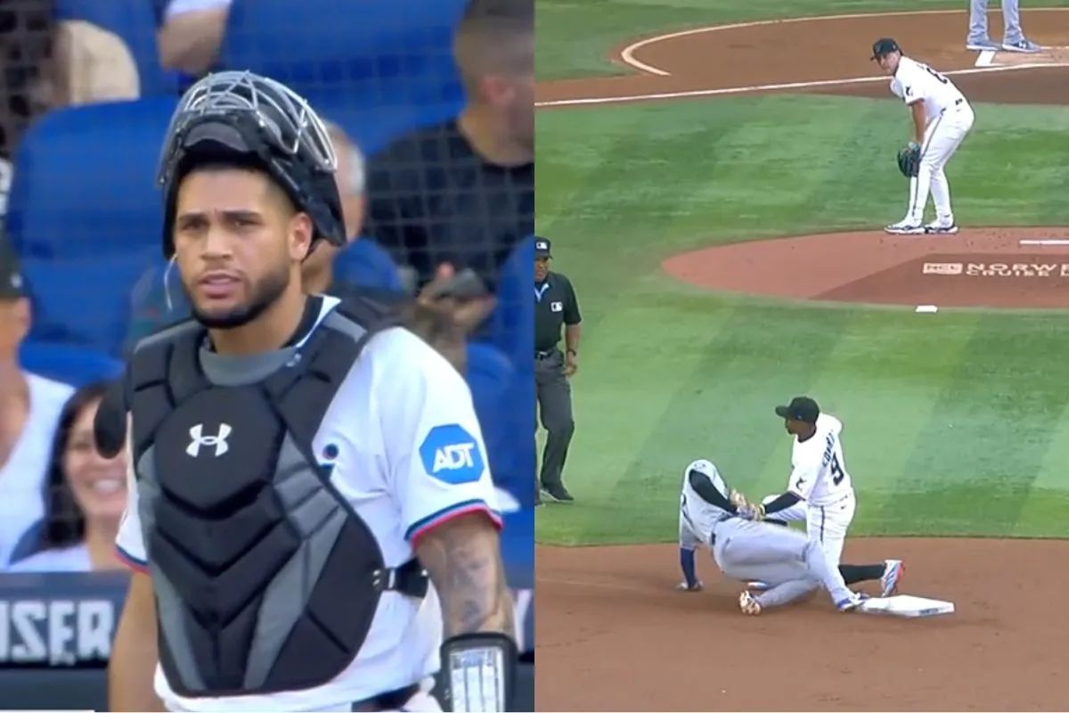 El catcher dominicano Agustín Ramírez elimina a Ohtani en su primer out en Grandes Ligas - Noticias de hoy en República Dominicana | De Último Minuto