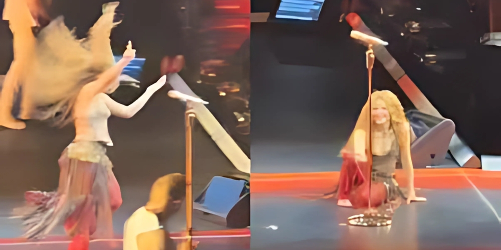 Shakira sufre caída durante concierto en Canadá y se gana ovación por su reacción