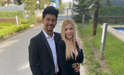 El Poeta Callejero junto a su actual pareja Guadalupe