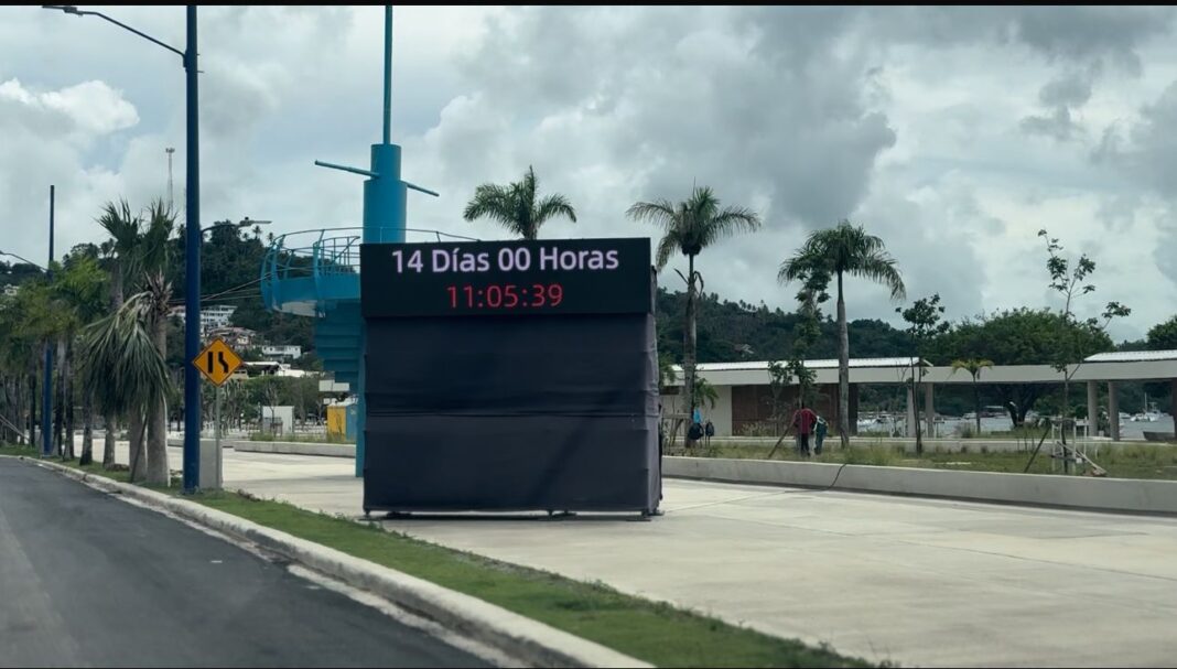 A 14 días de la fecha límite, avanzan los trabajos en el Malecón de Samaná