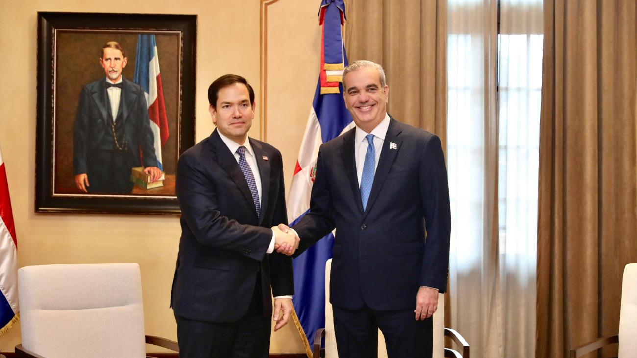Abinader sostendrá reunión en Washington con el secretario de Estado Marco Rubio