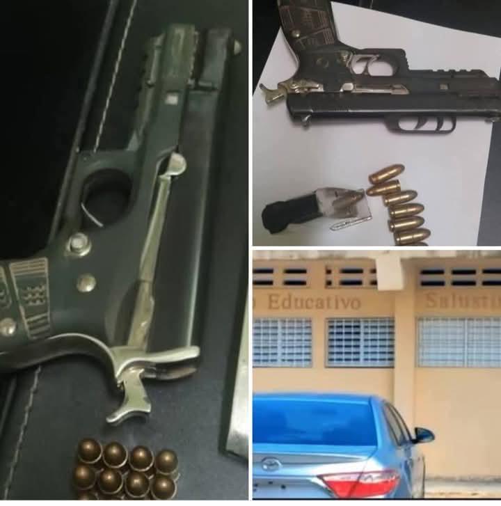 ¡Alarmante! Estudiante haitiana de 14 años sacó arma de fuego en escuela de Santiago