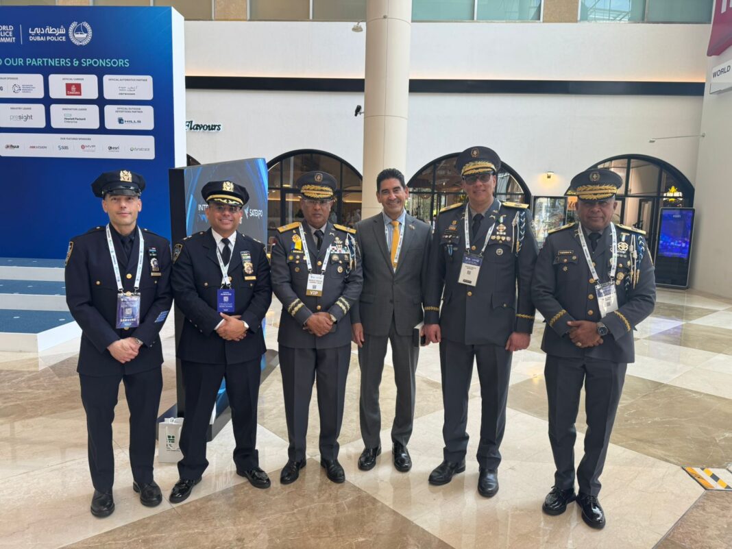 Policía Nacional inicia participación destacada en la Cumbre Mundial de Policía 2025 en Dubái