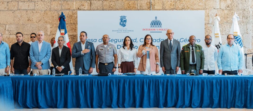Alcaldía del DN e Interior y Policía realizan Mesa de Seguridad, Ciudadanía y Género del Distrito Nacional