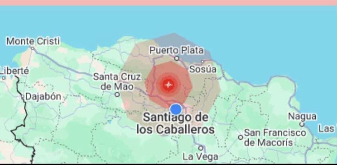 Se registra sismo de magnitud 4.1 al norte del país - Noticias de hoy en República Dominicana | De Último Minuto