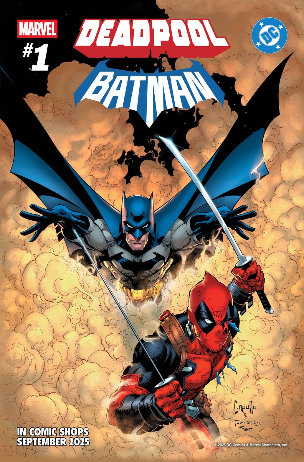 Marvel y DC unen sus mundos por primera vez con Deadpool y Batman