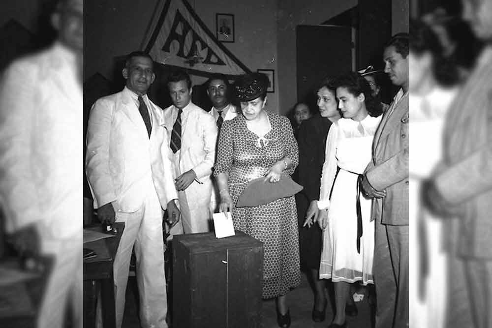 primer voto femenino