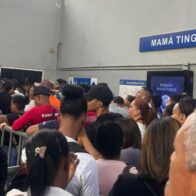 Grandes filas en estación Mamá Tingó siguen afectando la puntualidad de los ciudadanos