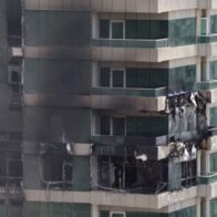 Más de 3,800 evacuados tras feroz incendio en rascacielos de Dubái