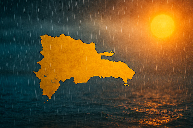 Persisten las lluvias y el calor sofocante en República Dominicana por vaguada y polvo del Sahara