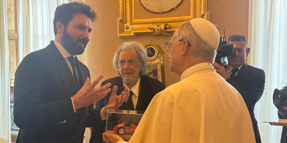 León XIV recibió a Al Pacino en una audiencia en el Vaticano