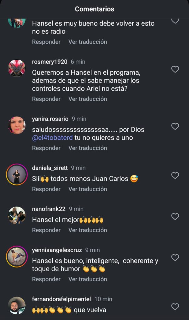 ¿Volverá Hansel García a Esto No es Radio? Integrantes del espacio y seguidores piden su regreso | 4 | ¿Volverá Hansel García a Esto No es Radio? Integrantes del espacio y seguidores piden su regreso - Noticias de hoy en República Dominicana | De Último Minuto