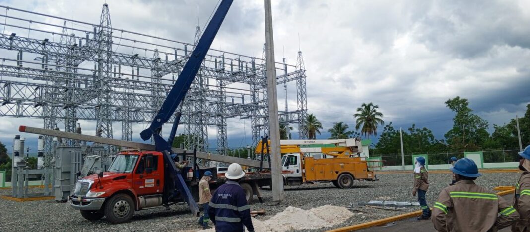 Edesur intensifica este lunes estructuración de la red eléctrica en Pedernales