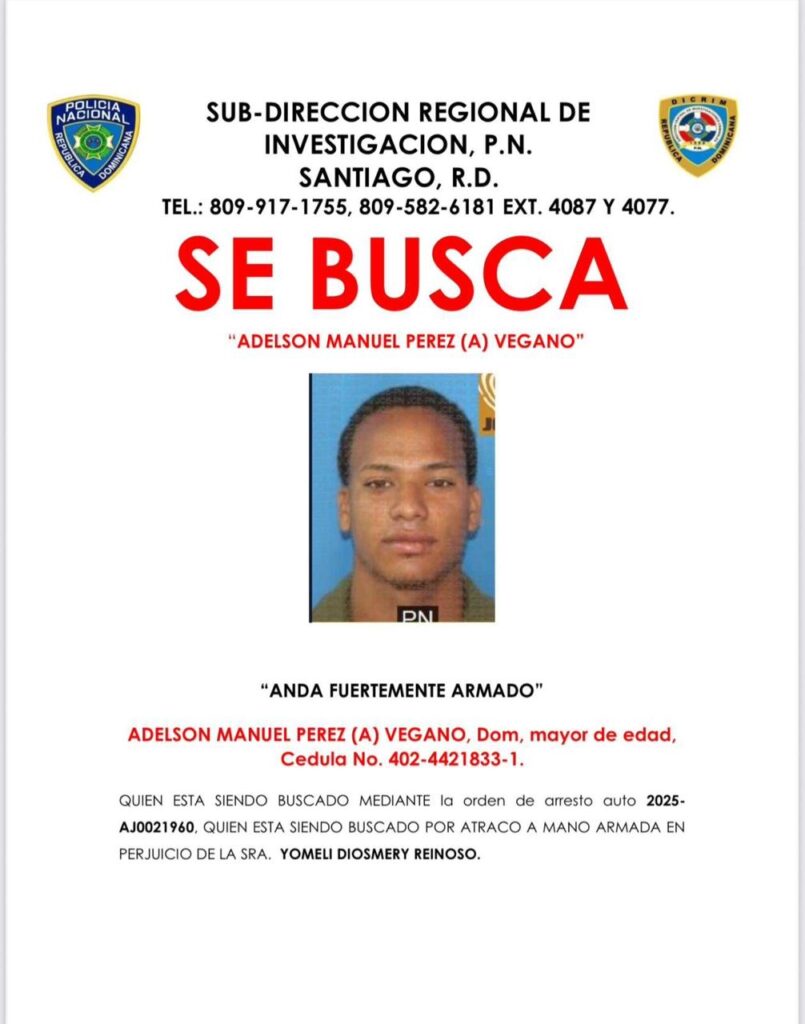 Se entrega a la policía “Vegano”, acusado de participar en asalto mano armada en Santiago | 2 | Se entrega a la policía “Vegano”, acusado de participar en asalto mano armada en Santiago