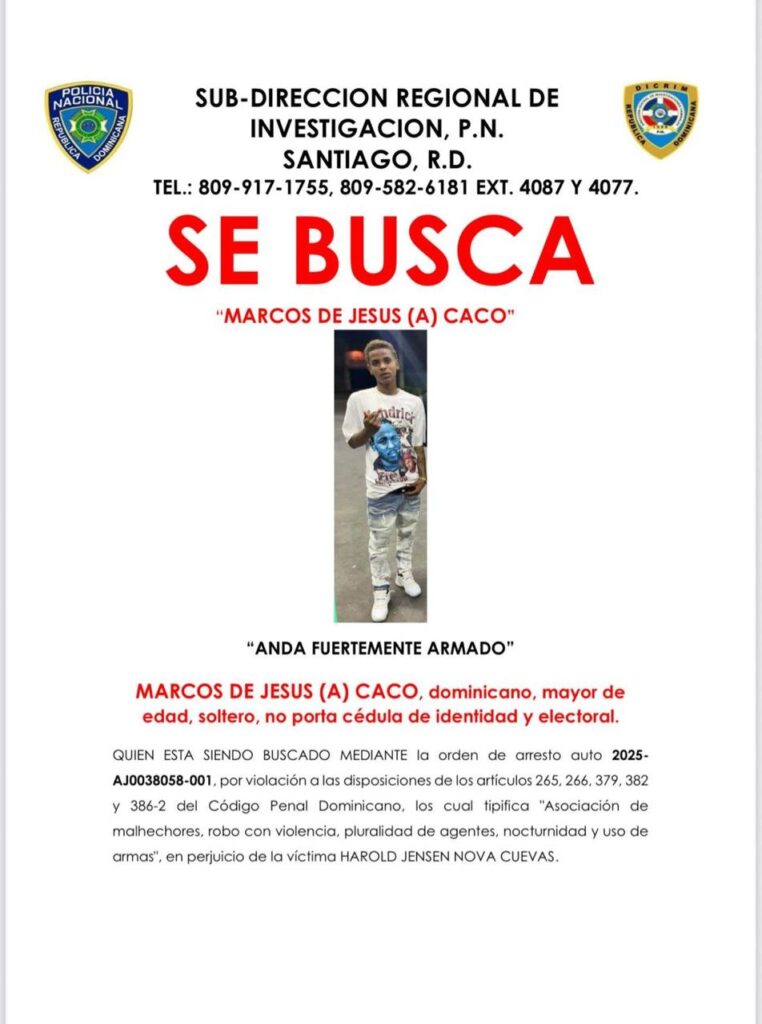 Policía mata dos presuntos delincuentes “Cacón" y "El Locón” durante un atraco en Santiago - Noticias de hoy en República Dominicana | De Último Minuto