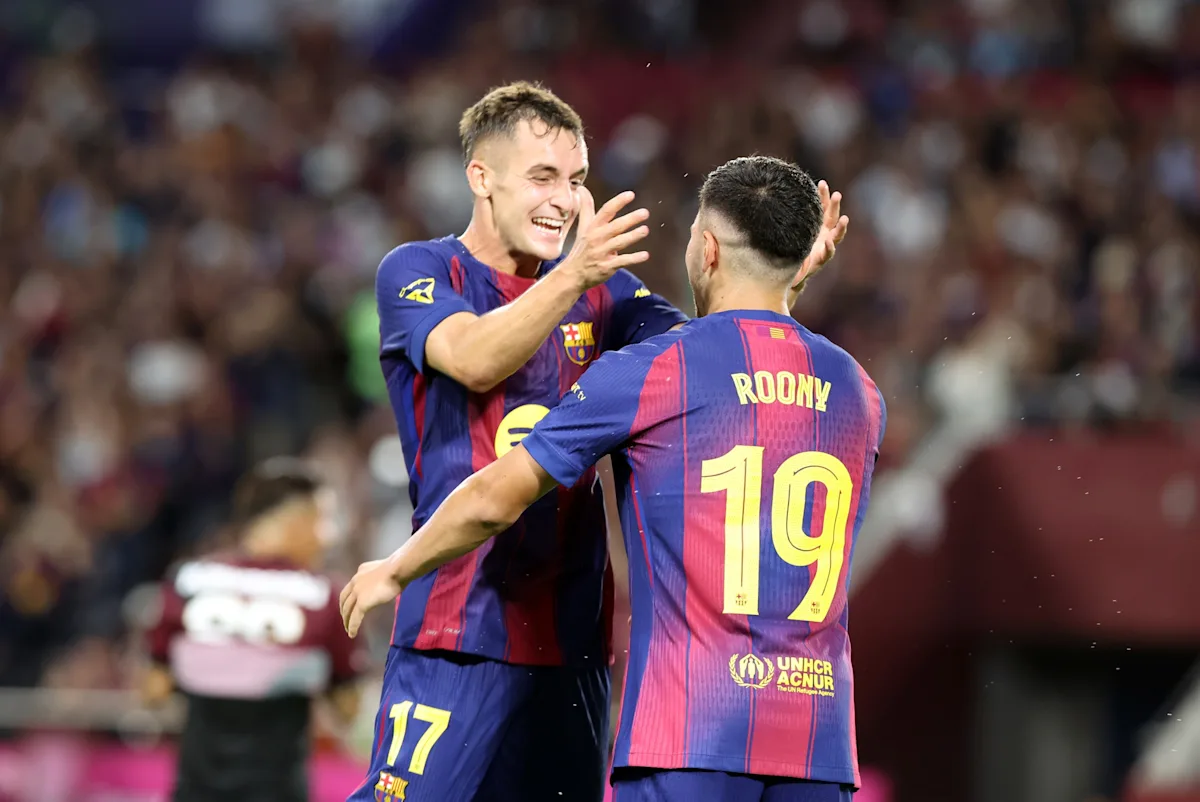 1-3. Los debutantes Bardghji y 'Dro' se lucen en el estreno del Barça 2025-26