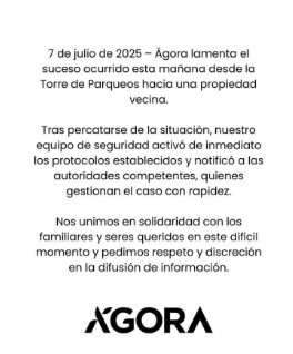 Ágora Mall emite comunicado tras incidente donde joven resulto muerto - Noticias de hoy en República Dominicana | De Último Minuto