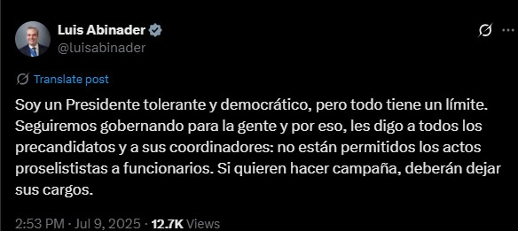 Abinader advierte a sus funcionarios: “Si quieren hacer campaña, deberán dejar sus cargos” | 2 | Abinader advierte a sus funcionarios: “Si quieren hacer campaña, deberán dejar sus cargos” - Noticias de hoy en República Dominicana | De Último Minuto