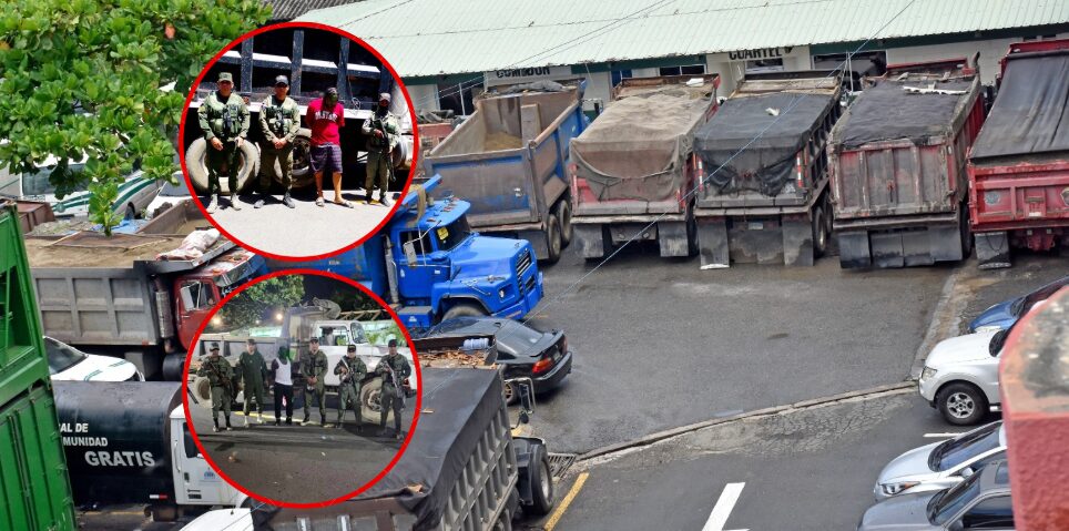 Detienen a ciudadanos e incautan camiones en operativos contra explotación ilegal de recursos naturales