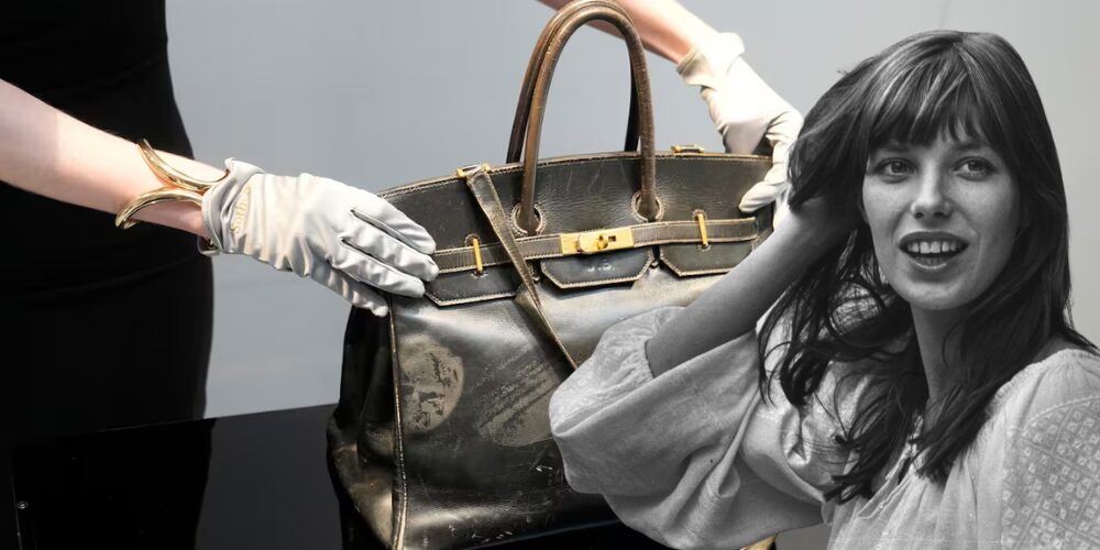 Subastan por 8,6 millones de euros el bolso original diseñado por Hermès para Jane Birkin