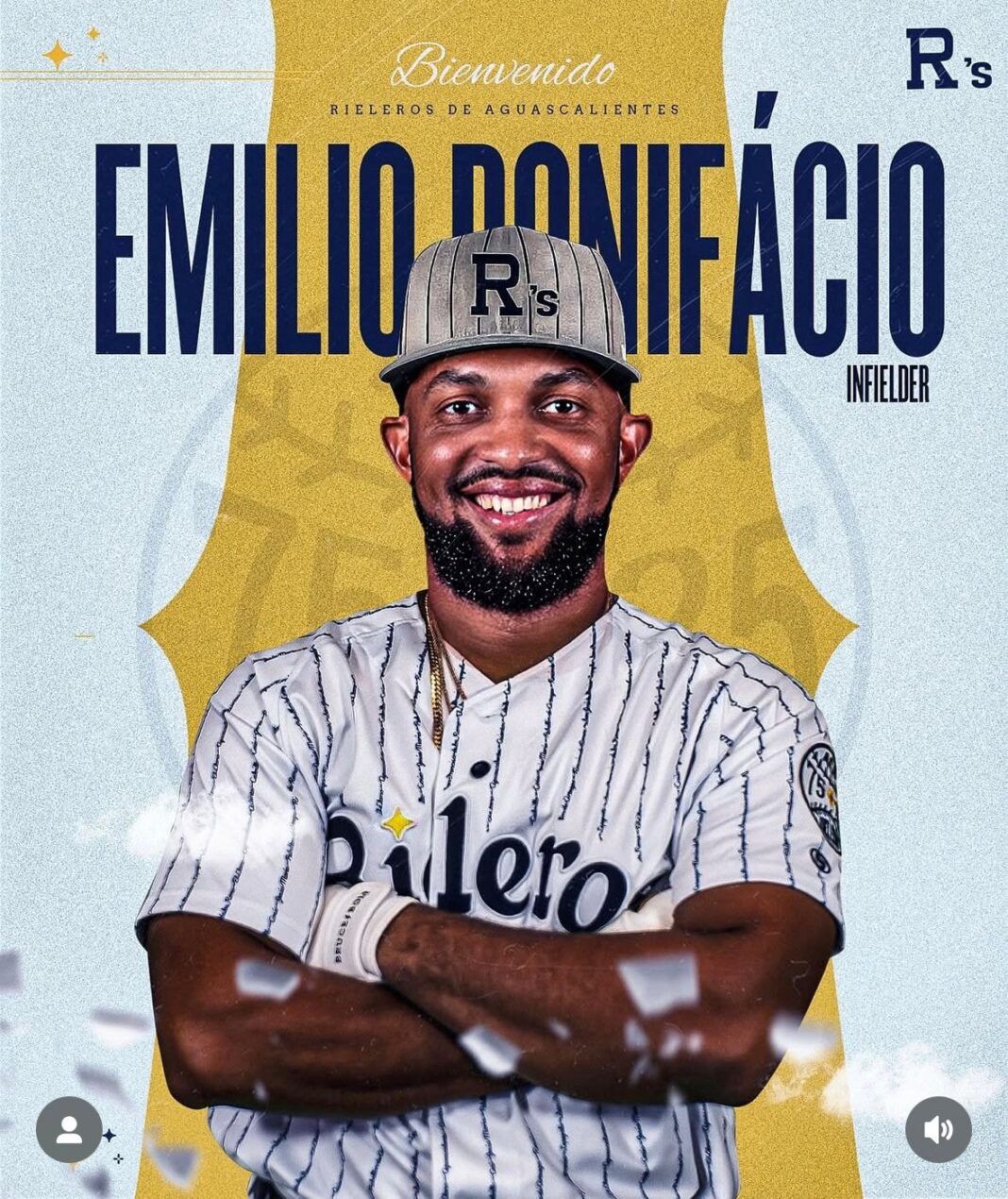 Emilio Bonifacio firma con los Rieleros de Aguascalientes Emilio Bonifacio firma con los Rieleros de Aguascalientes