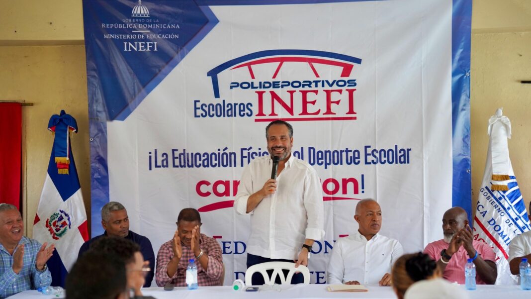 Inefi anuncia construcción de moderno polideportivo techado en el sector Los Mina