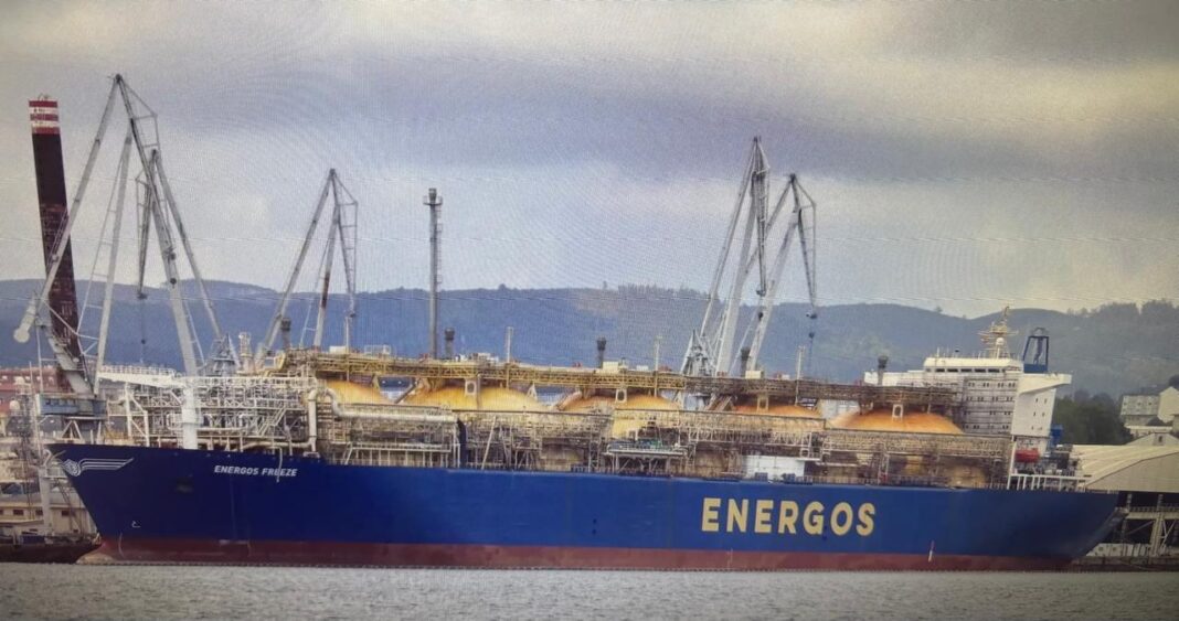 El buque “Energos Freeze” arribará en septiembre a la Bahía de Manzanillo para reforzar infraestructura energética