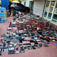 Desmantelan decenas de equipos electrónicos robados en presunto centro de acopio en Santiago