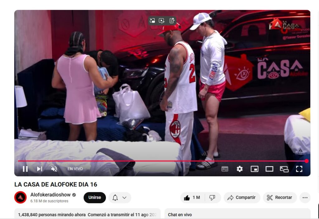 La Casa de Alofoke alcanza 1.4 millones de dispositivos conectados en su día 16 de transmisión | 2 | La Casa de Alofoke alcanza 1.4 millones de dispositivos conectados en su día 16 de transmisión - Noticias de hoy en República Dominicana | De Último Minuto