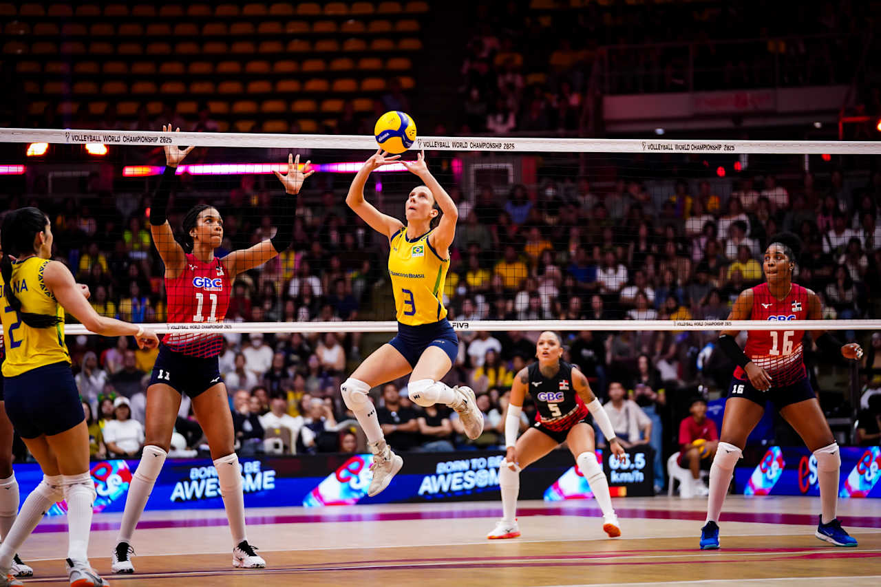 Brasil aplasta a las Reinas del Caribe y avanza imparable en el Mundial de Voleibol