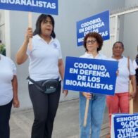 Gremios del sector salud protestan en demanda de aumento salarial