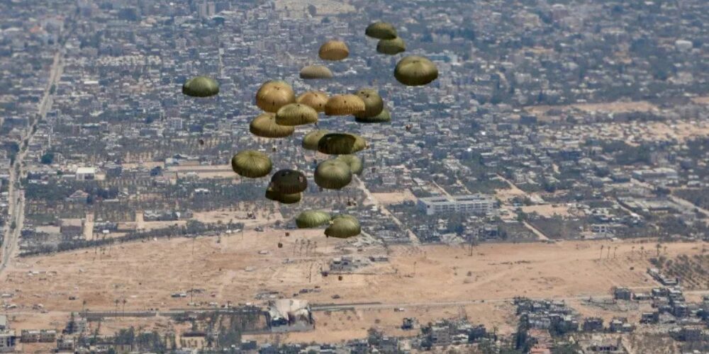 6 países unen fuerzas para lanzar comida desde el aire en Gaza en medio de hambruna 6 países unen fuerzas para lanzar comida desde el aire en Gaza en medio de hambruna