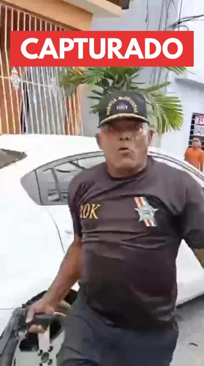 Apresan hombre que aparece en video viral realizando disparo al aire con arma durante discusión en Los Mameyes