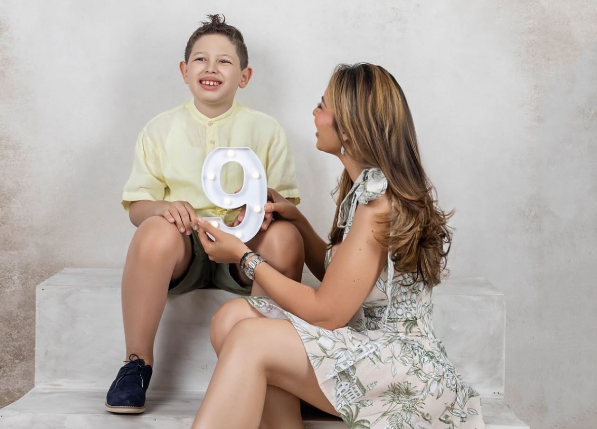 Sharmin Díaz celebra el noveno cumpleaños de su hijo Sebastián con emotivo mensaje - Noticias de hoy en República Dominicana | De Último Minuto