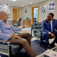 Agente especial de la DEA visita presidente Dirección Nacional del Control de Droga