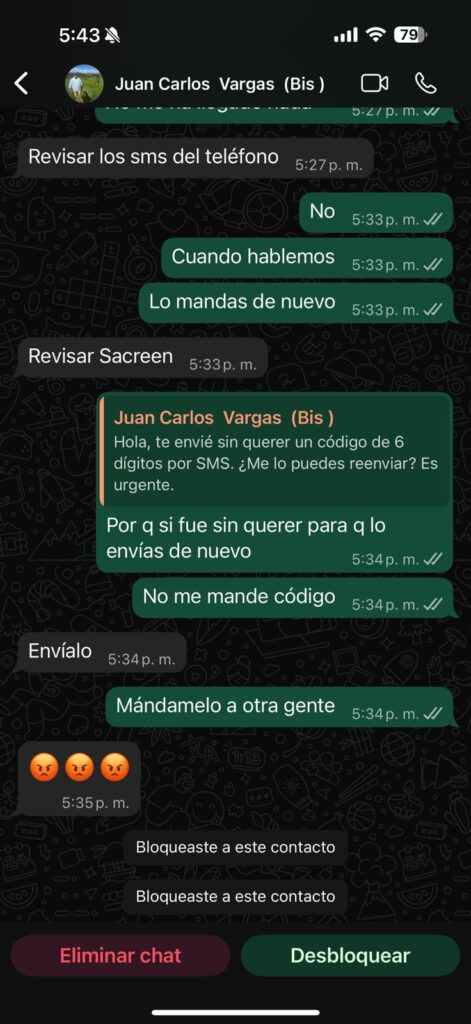 Periodista denuncia intento de estafa vía WhatsApp con número de contacto conocido | 4 | Periodista denuncia intento de estafa vía WhatsApp con número de contacto conocido - Noticias de hoy en República Dominicana | De Último Minuto
