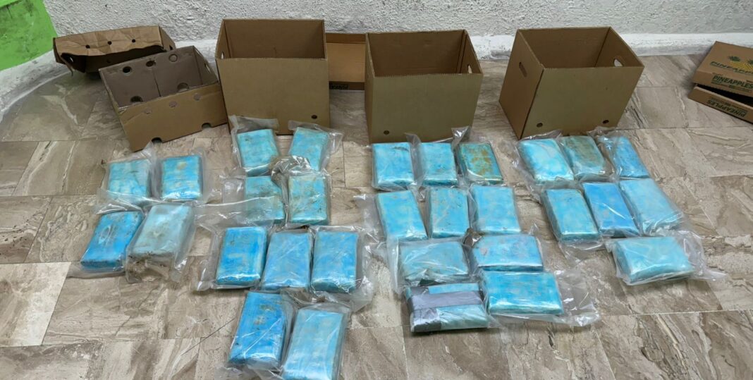 DNCD frustra envío de 30 paquetes presumiblemente cocaína a Alemania